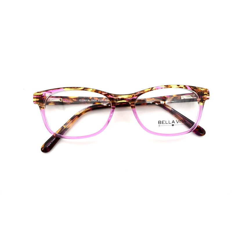 BELLA VITA Iconyx 1004 PUR 52-17-140mm Eyeglasses / Eyewear FRAMES ONLY - NEW gallery