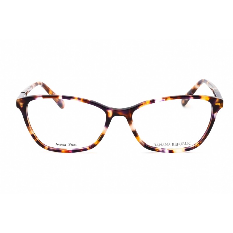 Banana Republic Women's Eyeglasses 53mm Brown Violet Havana Frame BREE 0DEX 00 gallery