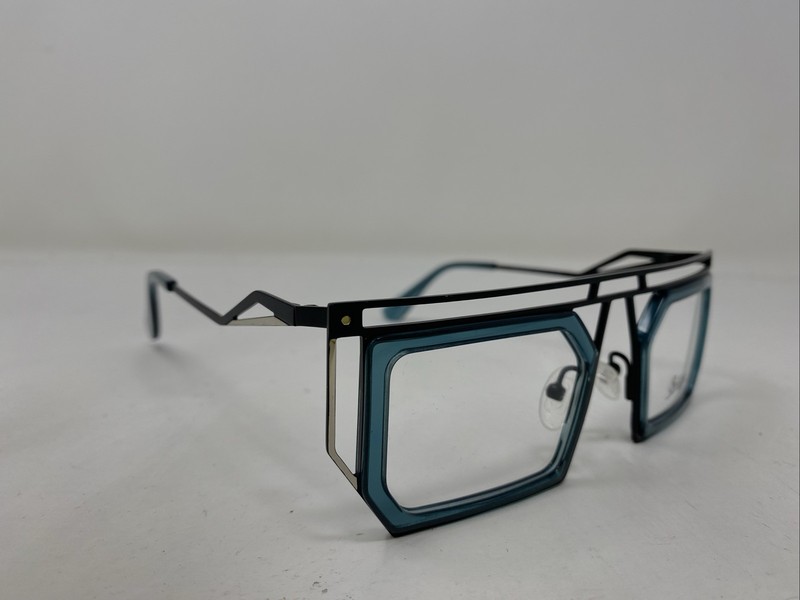 Bellagio JGX230226-02 49-23-142 Blue/Black Full Rim Eyeglasses Frame +P77 gallery