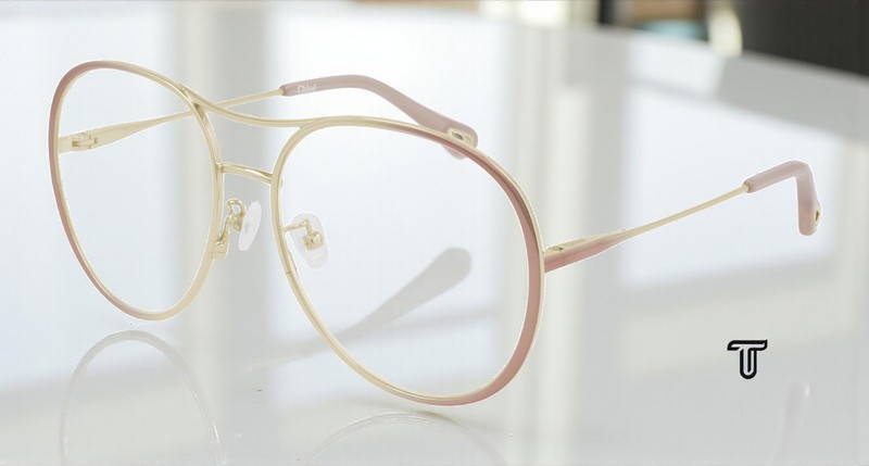 CHLOE CH0019O 003 Round Nude Demo Lens 58 mm Women’s Eyeglasses