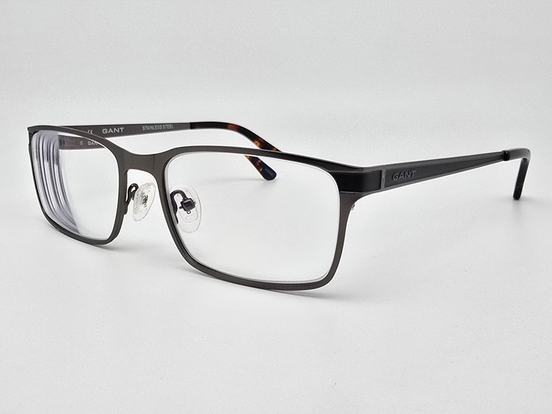Gant G3008 Satin Gunmetal Black Eyeglasses Frame w/ Flexhinge and Case 54-17-145 gallery