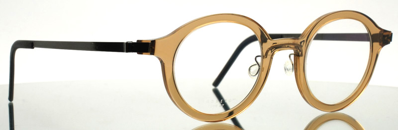 LINDBERG Acetanium 1269 AK68 Crystal Brown Unisex Eyeglasses 47-25-135 B:41 gallery