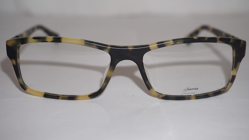 SAMA New Eyeglasses DISTRICT 4 M TORT Stripe Tortoise 56 17 145
