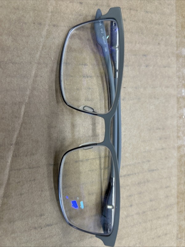COLUMBIA C3016 072 Gray SILVER AUTHENTIC DESIGNER FRAMES Only EYEGLASSES 59-17