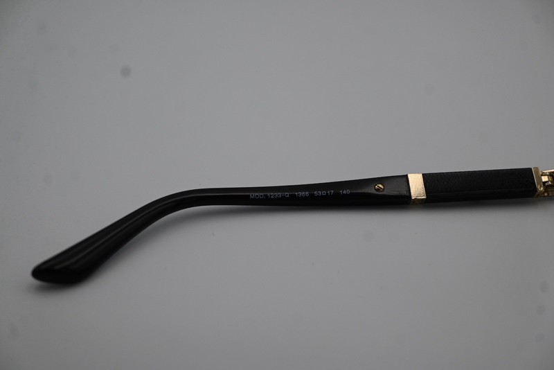 Versace VE 1233Q 1344 Brown Pale Gold Metal Cat-eye Eyeglasses 53mm gallery