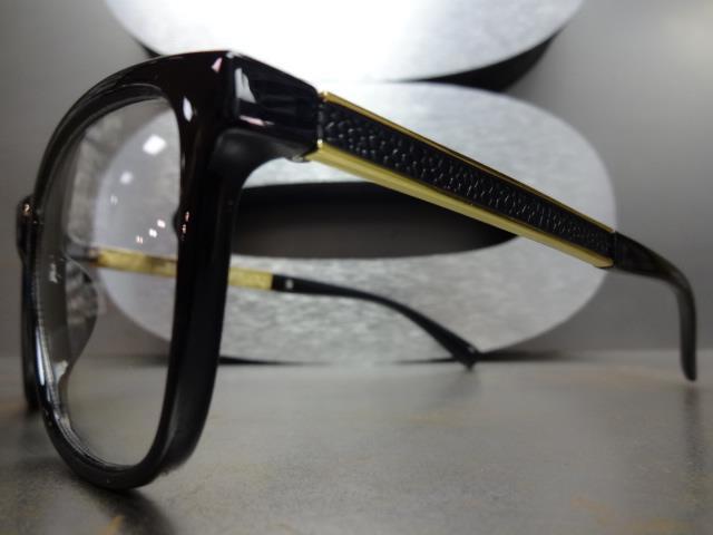 Mens Women CLASSIC VINTAGE 50's RETRO Style Clear Lens EYE GLASSES Fashion Frame gallery