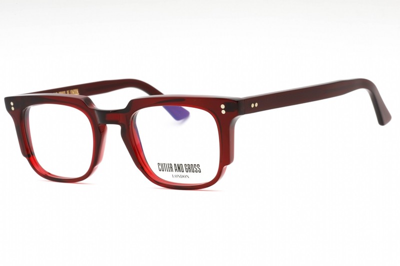 CUTLER AND GROSS CGOP13-003-49 Eyeglasses Frame Size 49mm 21mm 145mm BORDEAUX U