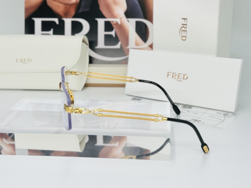 Fred Rimless Double Lenght Gold Planted Ref. FG50047U 100% Genuine Frames gallery