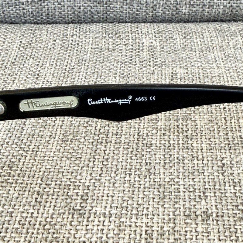 Ernest Hemingway Eyeglasses Frames Only 4663 Unisex Black Rectangle 52-18-140 gallery