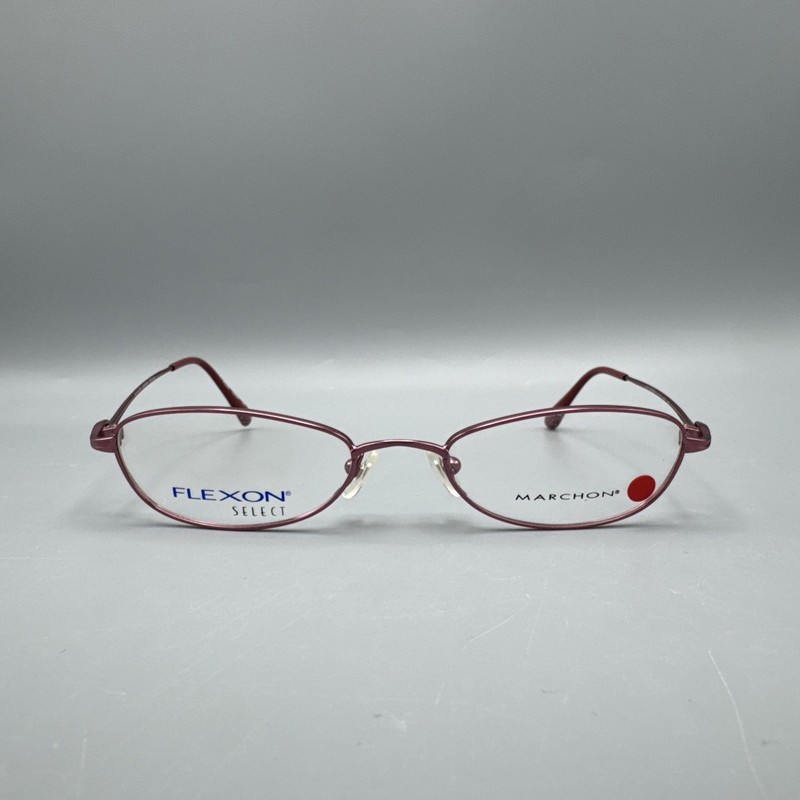 Marchon Flexon Eyeglasses SELECT 1137 PEACH TEA 50-18-135 Brown FRAMES ONLY gallery