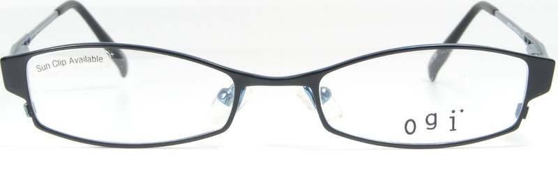 OGI 2211 685 Black / Blue Teal Metal Eyeglasses Glasses Frame 46-18-135 KOREA