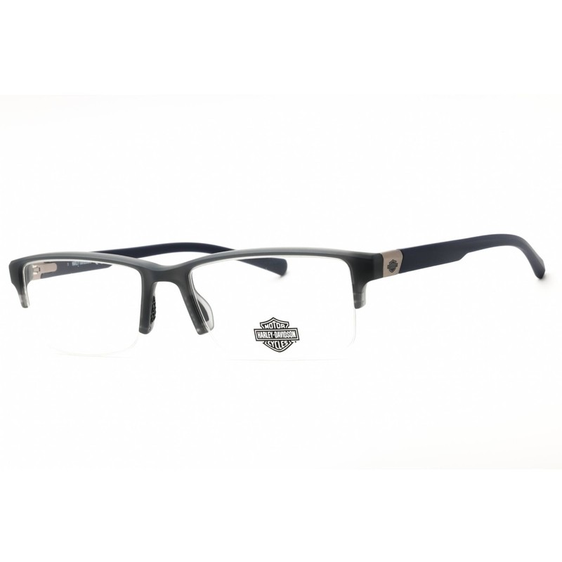 Harley Davidson Men’s Eyeglasses Grey/Other Rectangular Half Rim HD50096 020