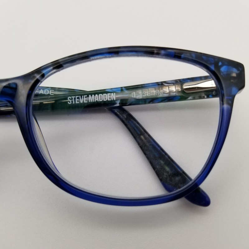 Steve Madden Knitted Blue Multi Fade 51/18/135 Flex Hinge Eyeglasses FRAMES ONLY gallery