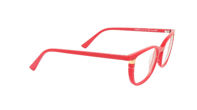 Face A Face Eyeglasses Frame TOSCA 2 Col. 6084 Acetate Pleated Loving Red gallery