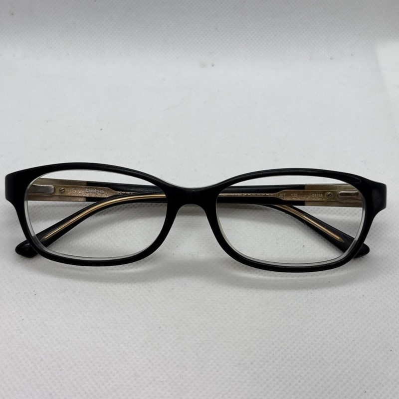 Bebe Lady Vegas BB5082 (001) Jet Black Eyeglasses Frames Only 52[]18 135-32mm