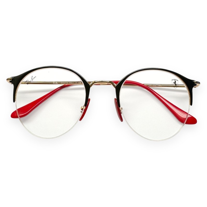 Ray-Ban Scuderia Ferrari Eyeglasses Glasses RB 3578VM F061 Black on Gold w/case gallery