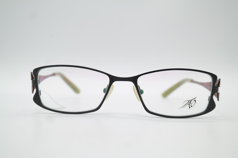 Tao 9881 Black Copper Square Glasses Frame Eyeglasses New