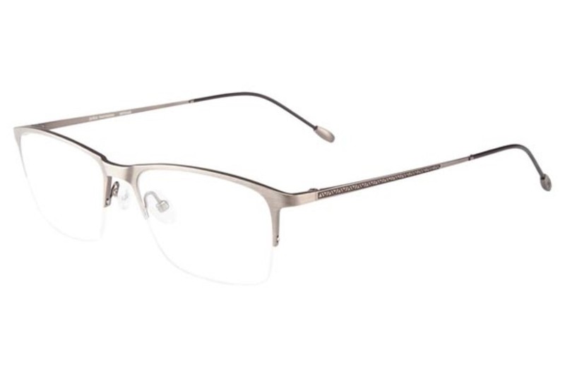 John Varvatos Eyeglasses JV V154 Gunmetal 54mm Semi Rimless – Made in Japan