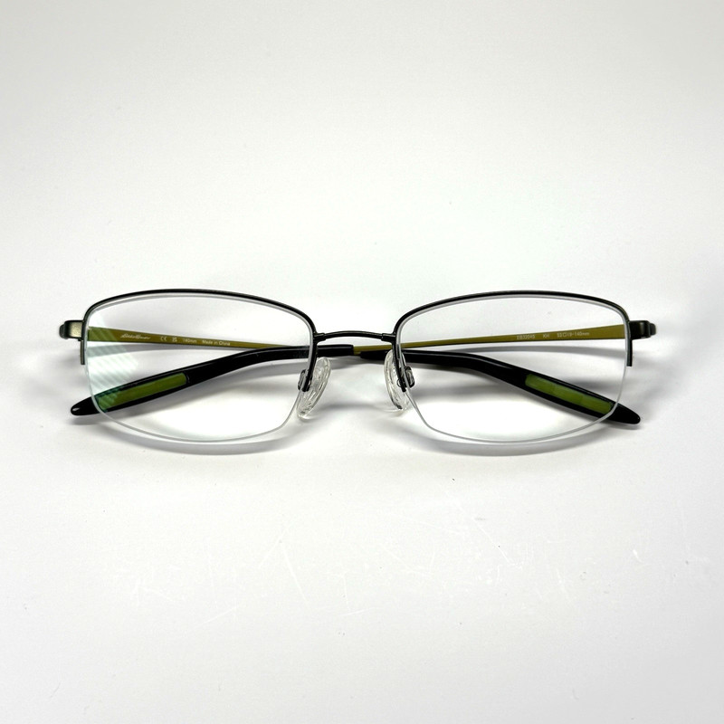 EDDIE BAUER EB32045 KH Eyeglasses Frame Only 53-19-140 Khaki Half Rim Flexible gallery