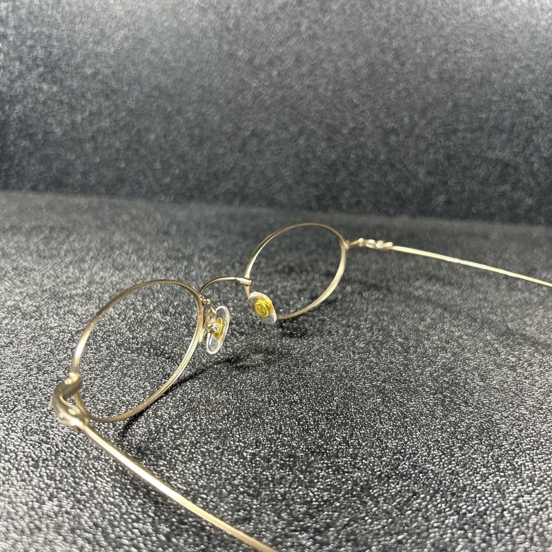 Original Nike Flexon Eyeglasses 4006 718 Gold Brown Oval 48-20 140 Japan gallery