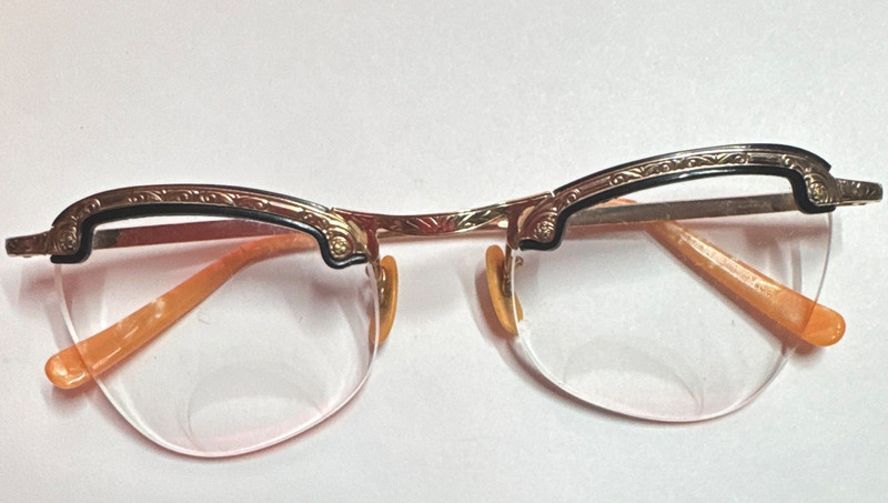 Browline Metal & Plastic Eyeglasses Frames, Solid Brown, Unisex Adults