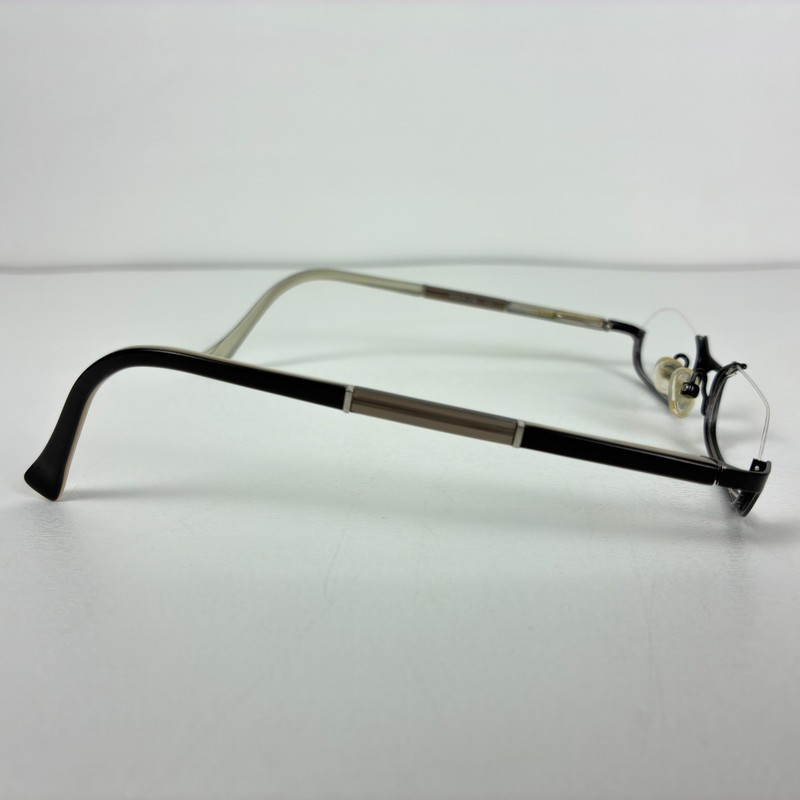 SEE SEE2904 Reverse Semi-Rimless Eyeglass Frames Black 49-19-138 C2 gallery