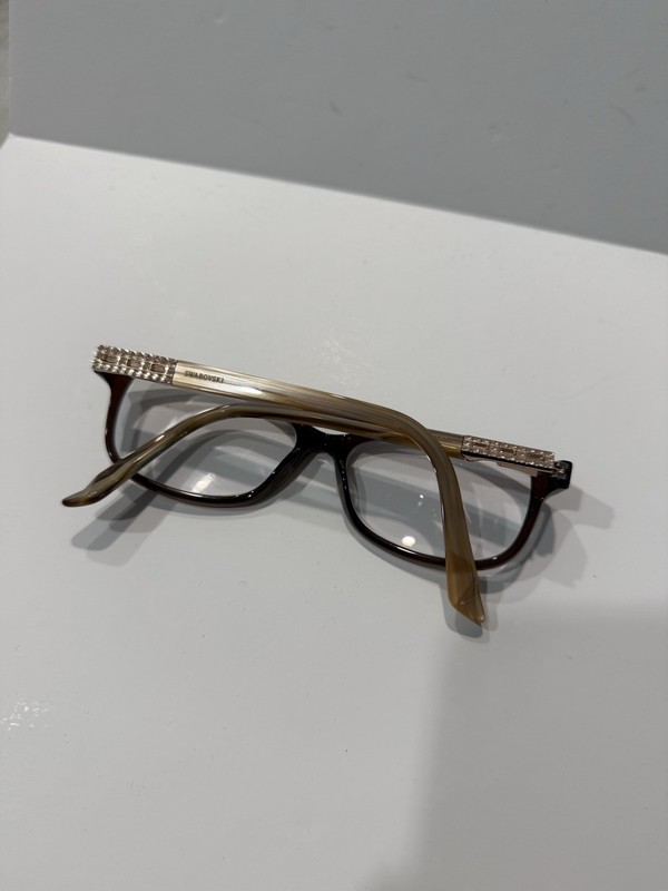 Swarovski Eyeglasses Frames Only, FOXY SW 5155 045, 53-14-140, Brown gallery