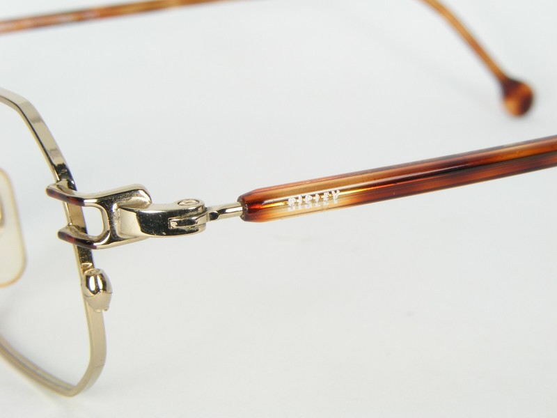 SISLEY SLY 234 M GOLD /HAVANA EYEGLASSES GLASSES METAL FRAME 44-22-140mm (NOTES) gallery