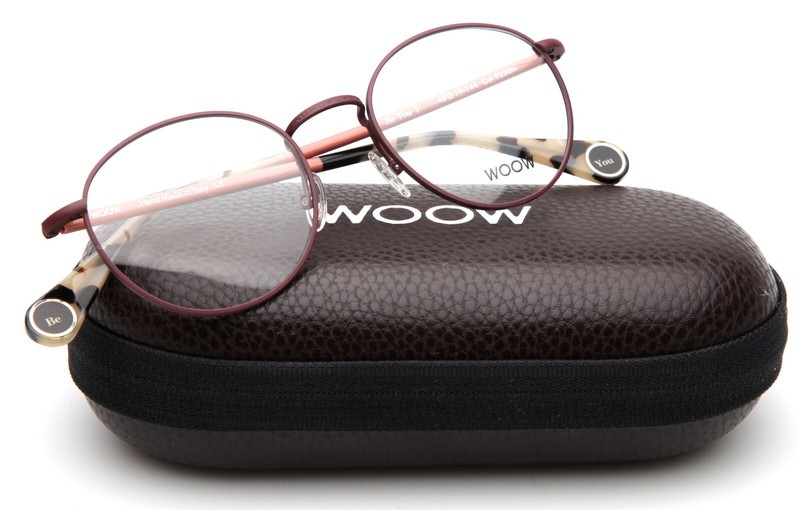 NEW WOOW Be You 1 Col 9330M Matt Aubergine EYEGLASSES 48-19-144 B43mm