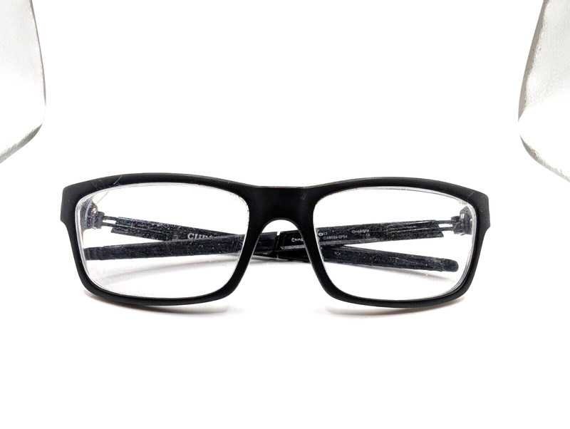 Oakley Eyeglasses Frames Only, CURRENCY, OX8026-0754. 54-17-133, Black