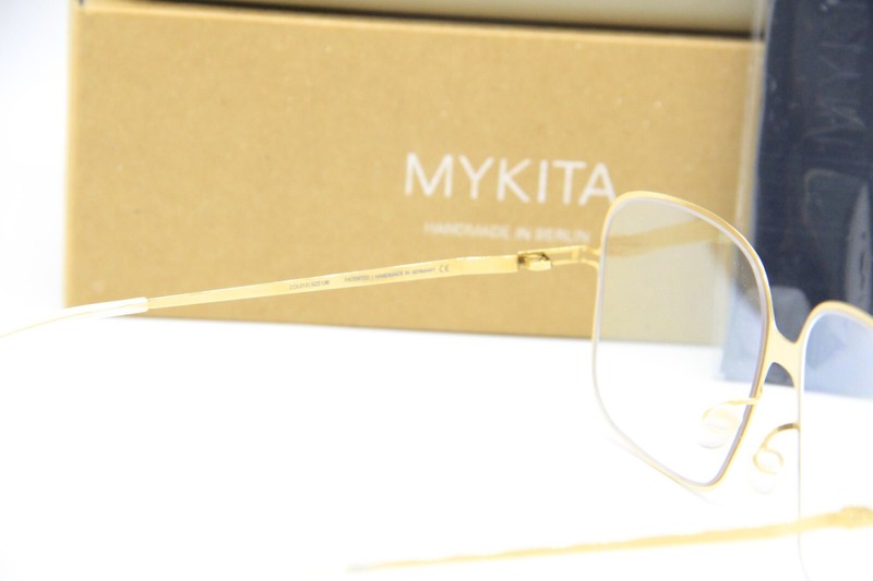NEW MYKITA LITE NELLI COL. 013 GOLD AUTHENTIC EYEGLASSES W/CASE 57-15 gallery