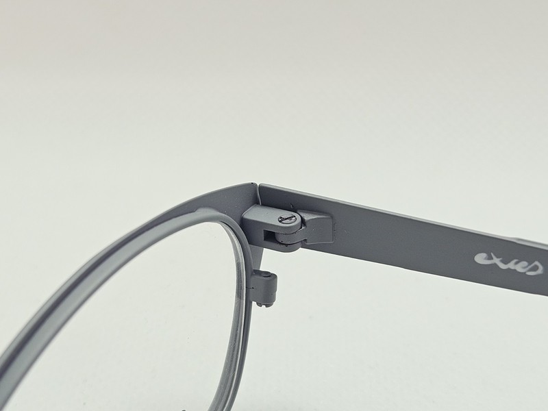 Exces 3118 402 Red Maroon Gray Eyeglasses 49-16-140 Metal Frames Stainless Steel gallery