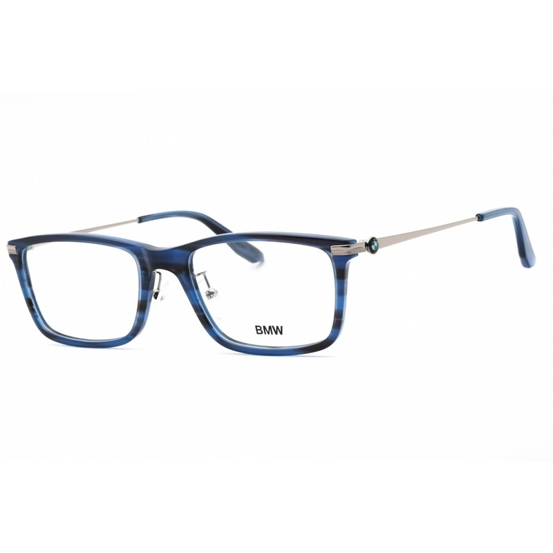 BMW Men’s Eyeglasses Blue/Other Square Full Rim Acetate Frame BW5020 092