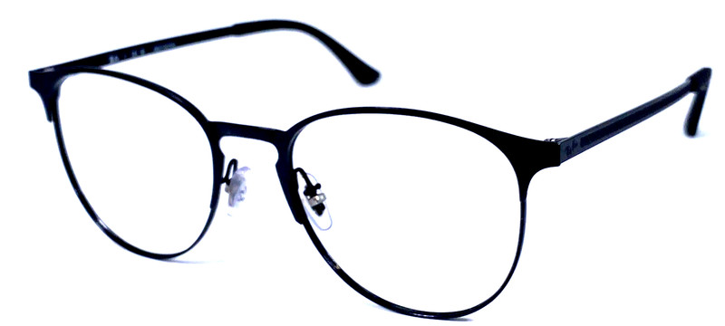RAY-BAN RB6375 2944 Black Matte Eyeglasses Frame 51-18-145