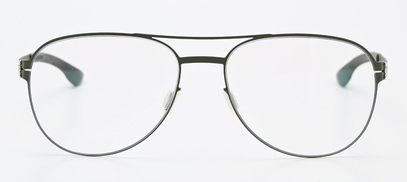IC! BERLIN Eyeglasses Wolfener Moss Matte Olive Green Pilot Drop Lightweight ... gallery