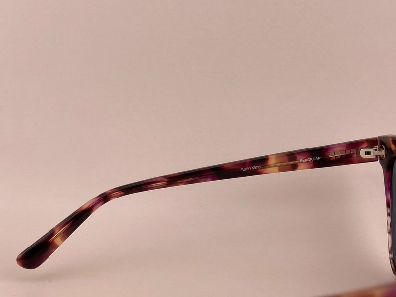 Karen Kane Eyeglasses Frame Blackcap Cat Eye Square 55-16-140mm Purple Brown gallery
