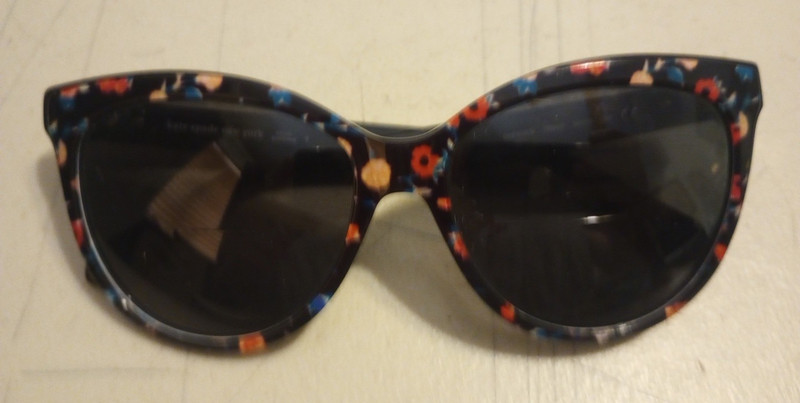 Kate Spade Eyeglasses Frames Daisha/S 7RM90 Black Floral Cat Eye 56-16-140