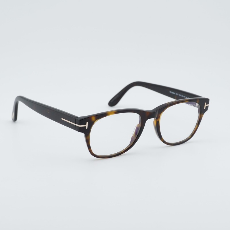NEW Tom Ford FT5898-B 052 Dark Havana/Clear Blue Light Block 50mm Eyeglasses gallery
