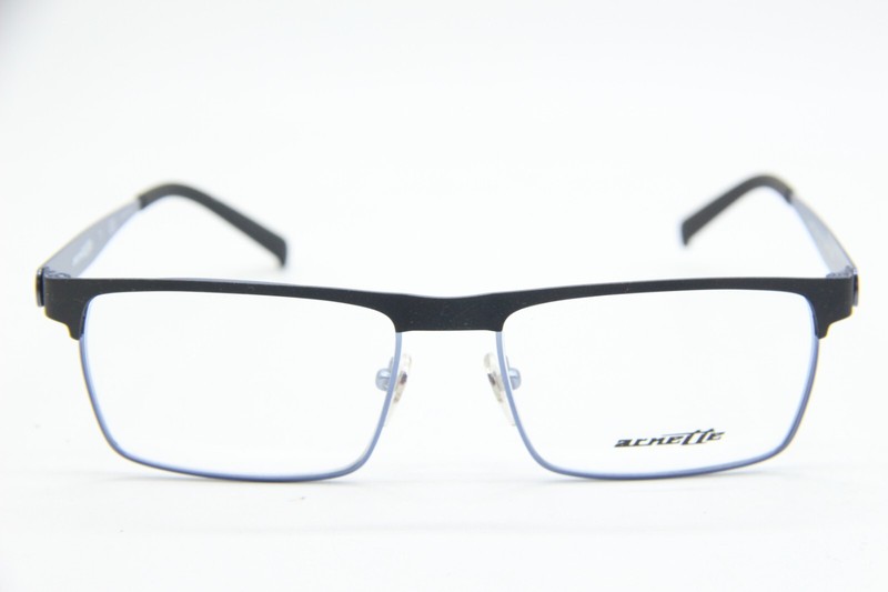 NEW ARNETTE SHYP 6120 707 BLACK BLUE AUTHENTIC EYEGLASSES 53-17 gallery