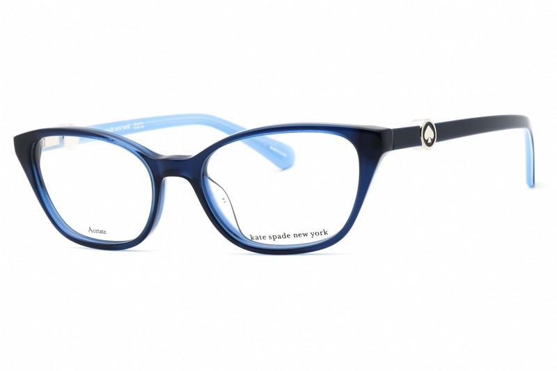 KATE SPADE KSEMALEE-PJP-49 Eyeglasses Frame Size 49mm 16mm 140mm BLUE Women 716