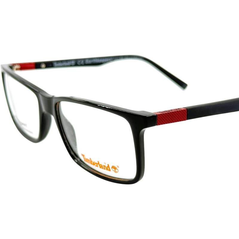 Timberland TB1650 Mens Plastic Eyeglass Frame 001 Shiny Black 55-16 gallery