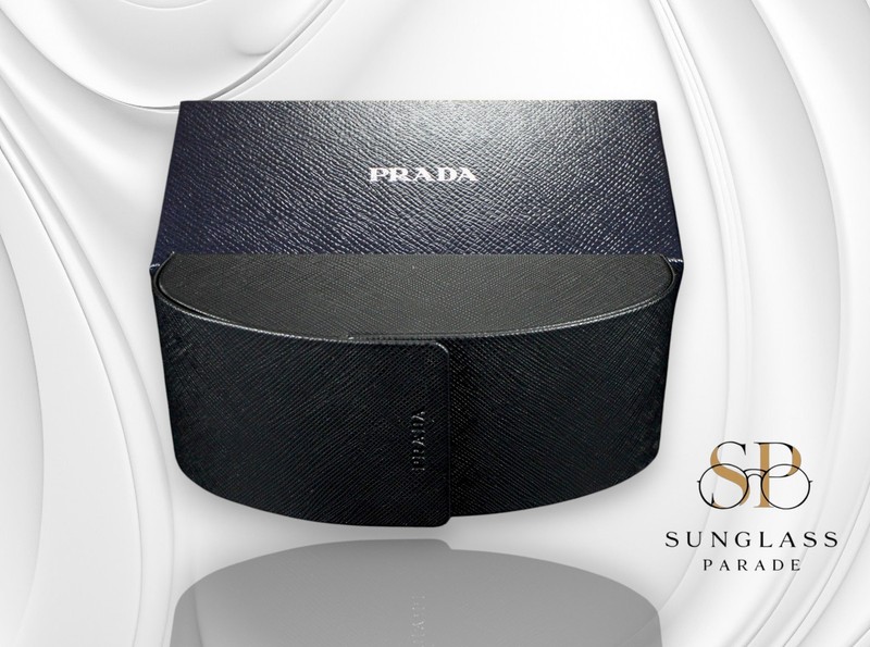 PRADA Heritage PR 54TV 1BO1O1 Matte Black Demo Lens 55 mm Men's Eyeglasses gallery