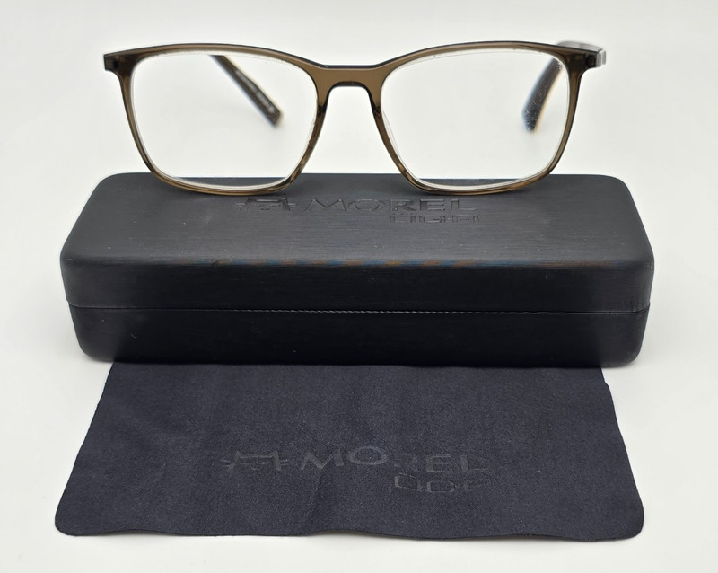 Morel OGA 10141O VN11 Crystal Olive Green Fade Eyeglasses Frame w Case 57-18-150