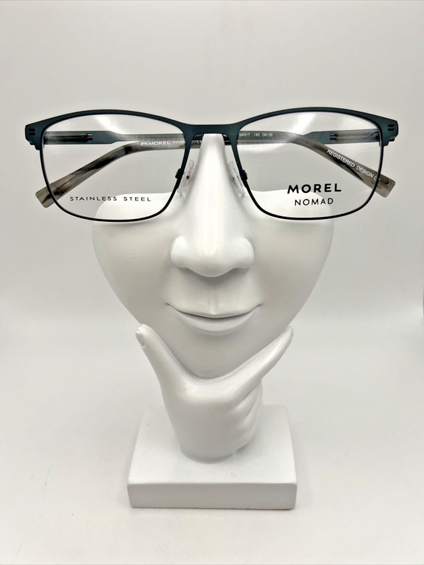 Nomad Phoenix by Morel 40144N Designer Eyeglasses Frame 54-17-140 Gray GN09