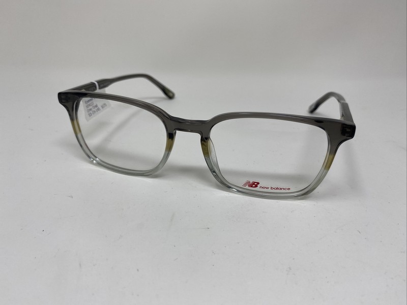 NEW BALANCE EYEGLASS FRAME NB 4111-1 53/19/145 GRAY FADE FLEX HINGE &041