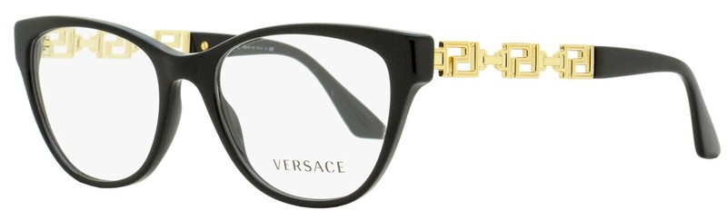 Versace VE3292 GB1 Eyeglasses Black Frame Demo Lens 54mm