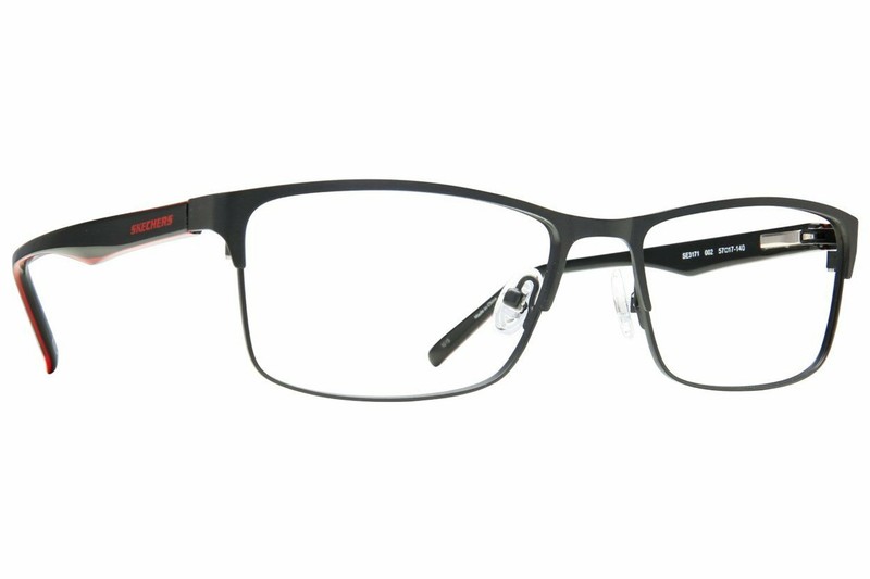 Skechers SE3171 002 Matte Black Metal Optical Eyeglasses Frame 57-17-140 SE 3171 gallery
