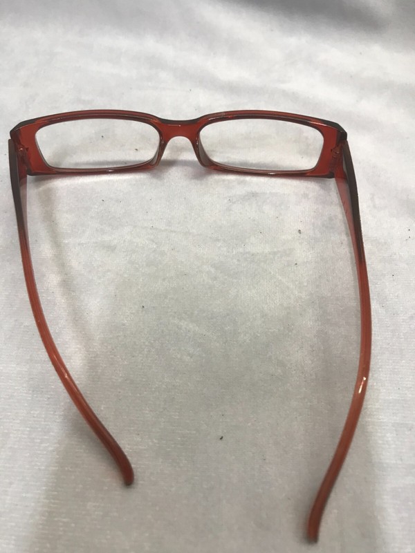 3x Reading Glasses Blk, Red & Brown Mag 2.5 Acrylic Frame
