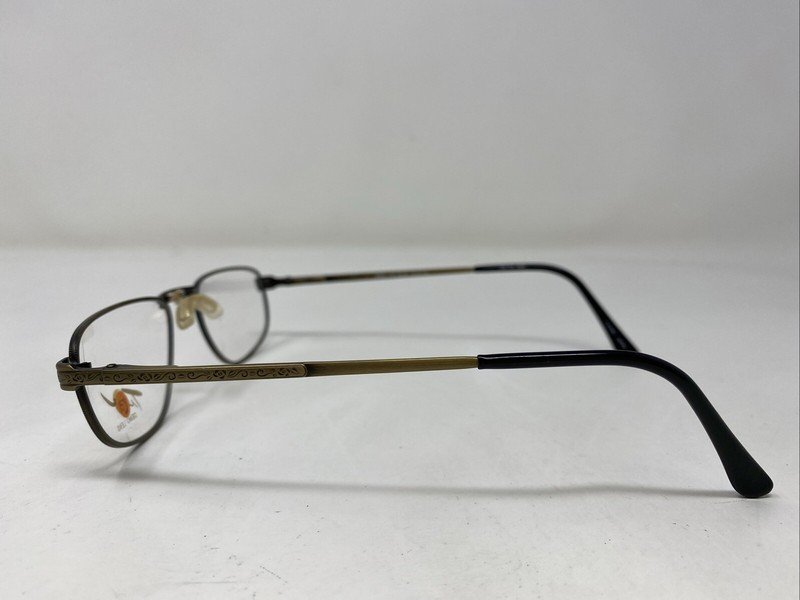 TURA Japan MOD.718 GLD 51-18-145 Antique Gold Full Rim Eyeglasses Frame &932 gallery