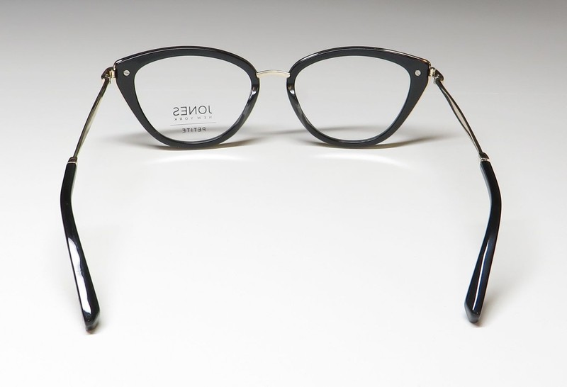 NEW JONES NY J235 PETITE EYEWEAR BLACK WOMENS METAL & PLASTIC FULL-RIM 49-16-135 gallery